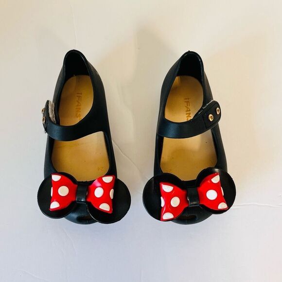 iFANS Minnie Mouse Toddler Shoes  Sz 6 GUC - Picture 1 of 2